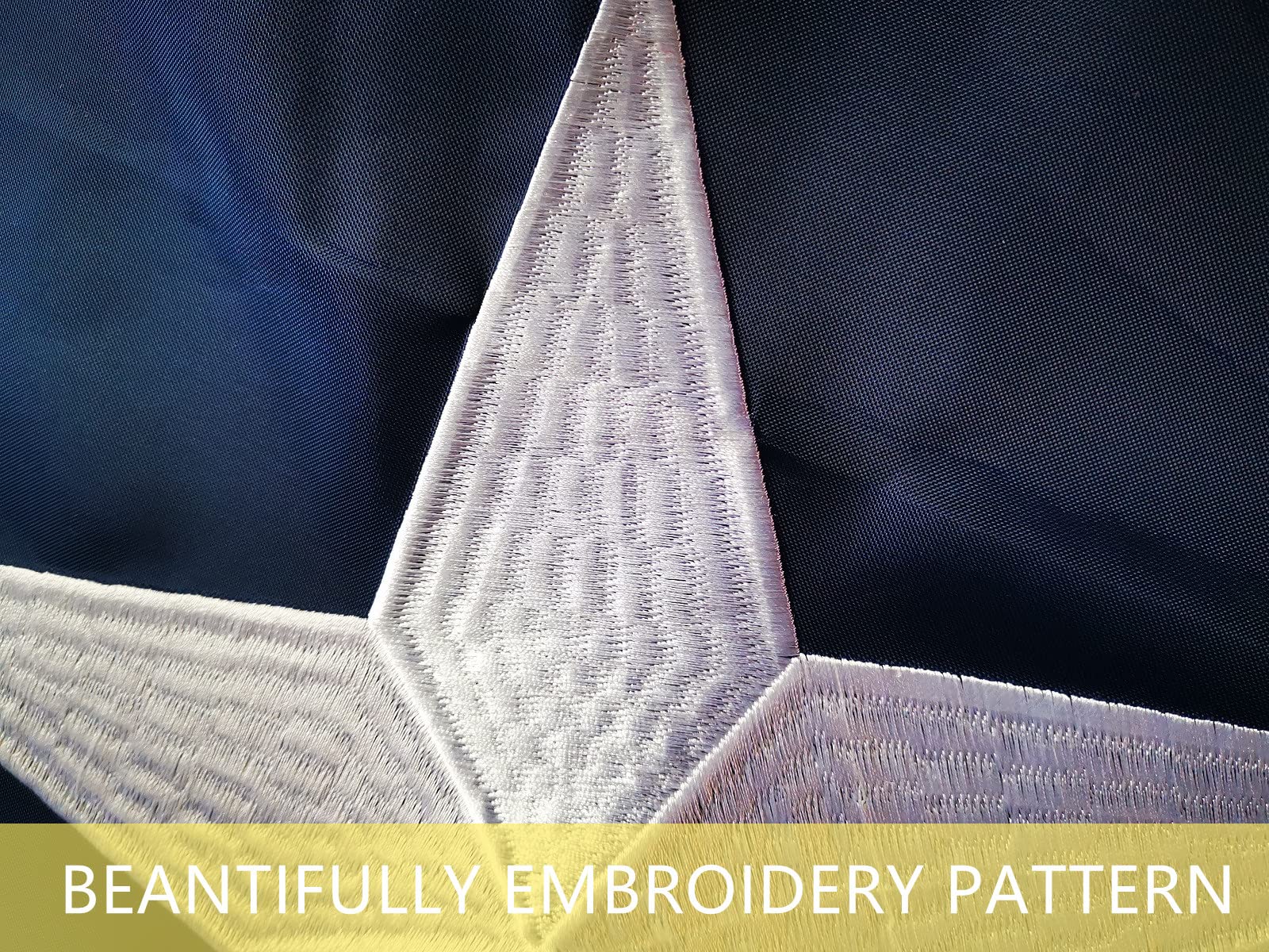 TCTOHZNG Flag with brass grommets provides secure, easy hanging.