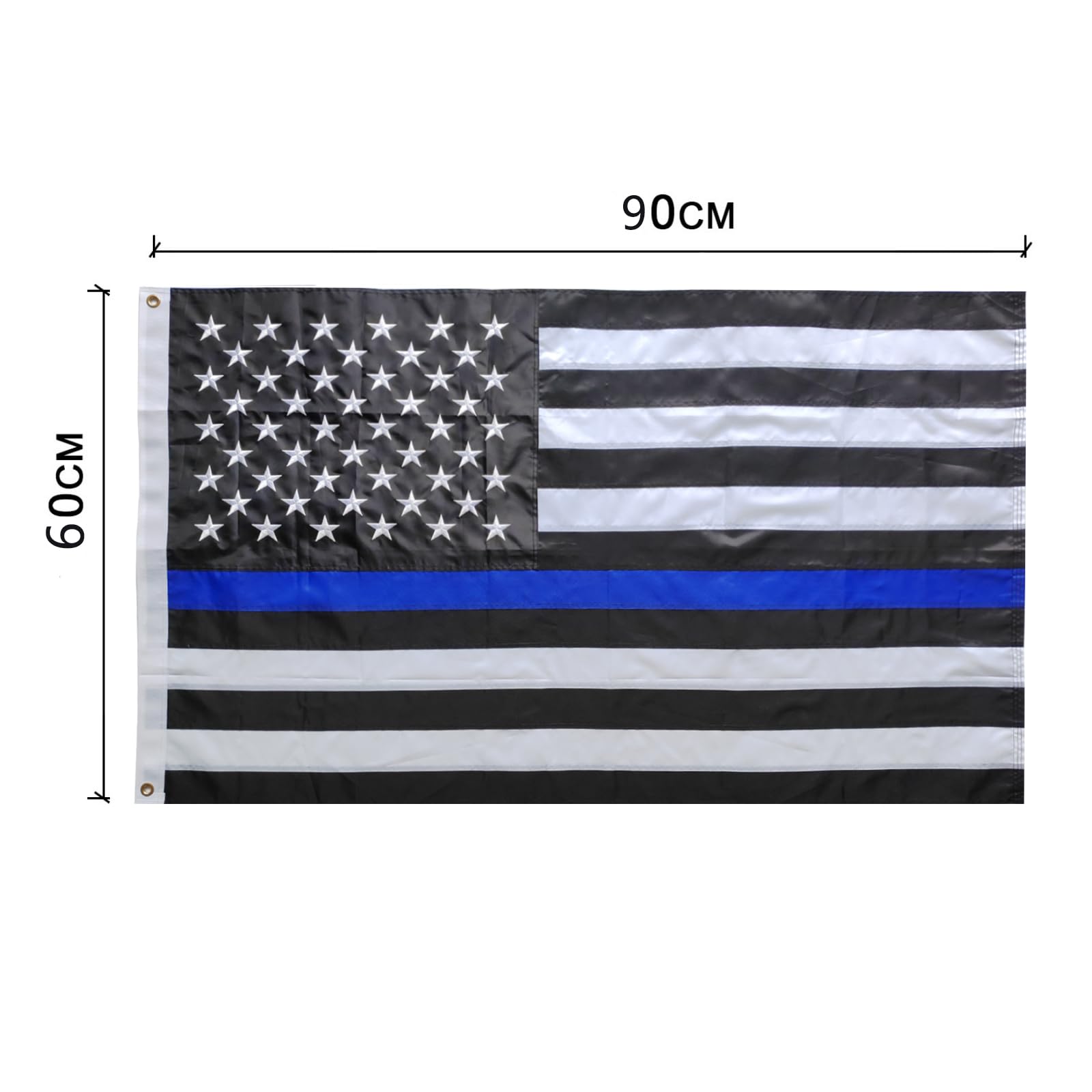 TCTOHZNG flag highlights double-stitched stripes for long-lasting use in wind