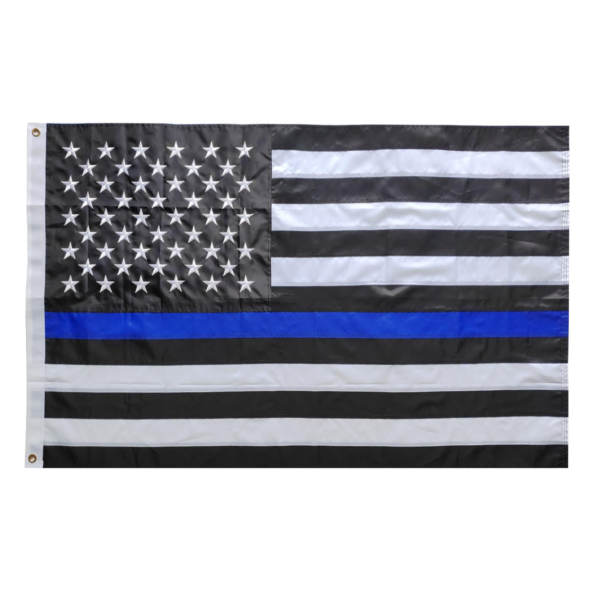 TCTOHZNG Thin Blue Line Flag with embroidered stars for durable outdoor display