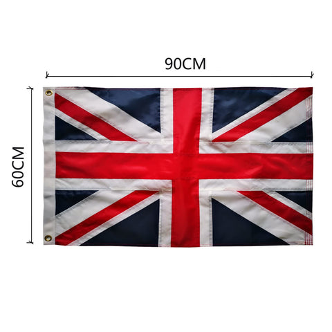 Union Jack flag by TCTOHZNG showing crisp sewn stripes for long-lasting display