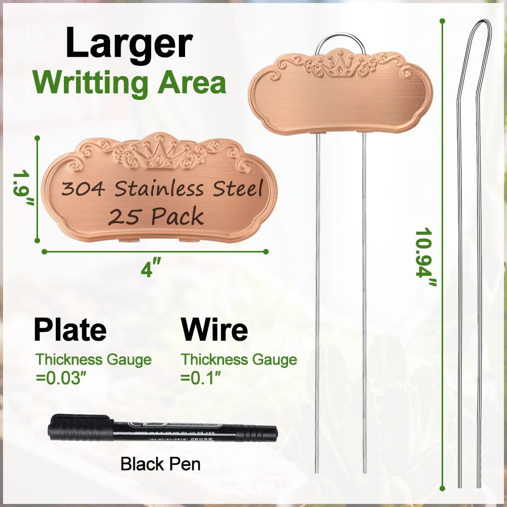 TCYPUHL labels are easy to install on stakes for quick setup