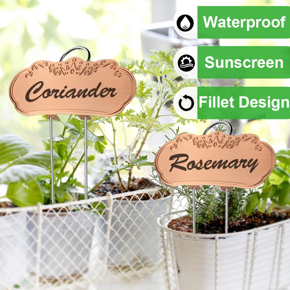 TCYPUHL tilt-reading angle labels enhance readability in gardens