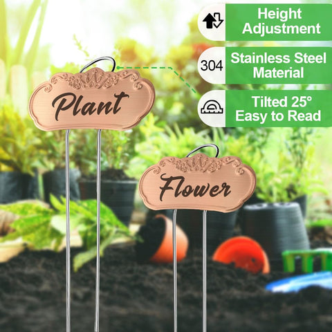 TCYPUHL weatherproof garden markers endure rain and sun