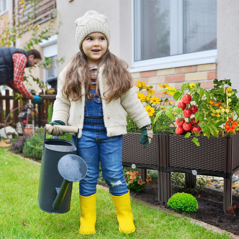 TDDSS Raised Garden Bed with Legs dimensions highlight compact footprint
