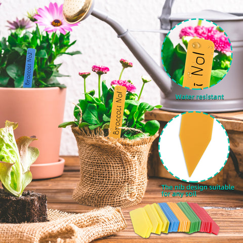 Waterproof plastic tags withstand rain and sun for outdoor gardens by TDHDIKE.