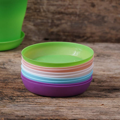 TDHDIKE colorful nursery pots with trays support drainage and airflow