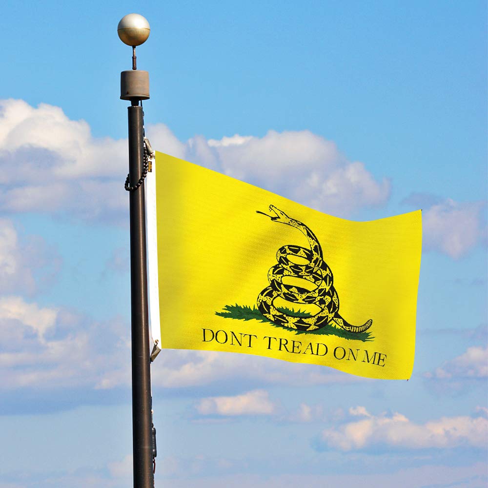 TDHDIKE Don't Tread On Me flag 3x5ft ready for porch or yard.