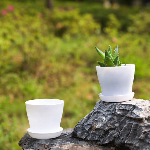 TDHDIKE indoor-outdoor mini pots ideal for small seedlings and herbs.