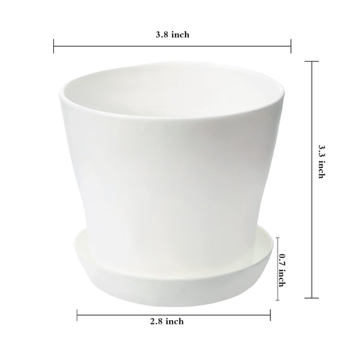 TDHDIKE color-matched trays pair with planters for a neat, organized look