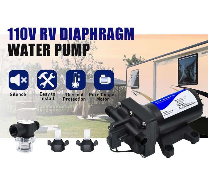 TDR Venus 110V pump diaphragm area close-up for long-lasting performance.