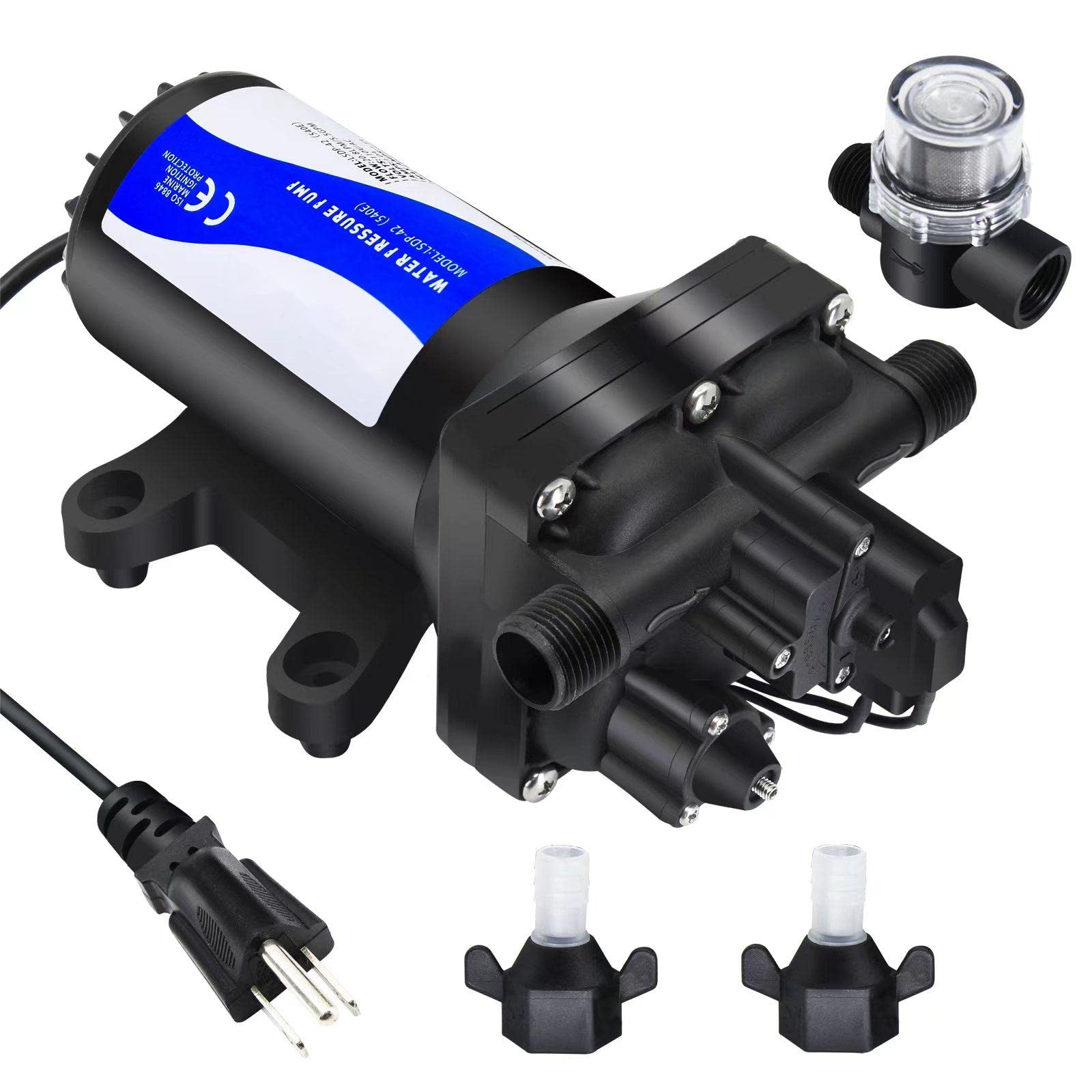 TDR Venus 110V pump front view illustrates high-flow transfer capability.