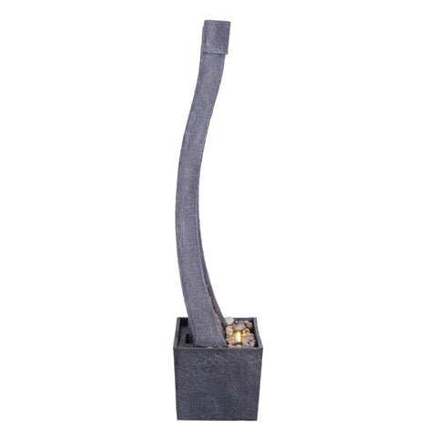 Teamson Home weatherproof polyresin finish withstands outdoor use.