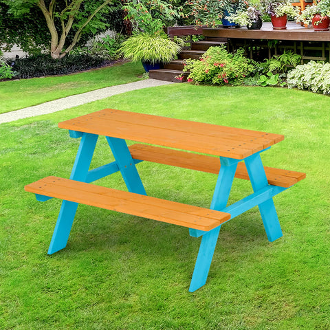 Teamson Kids durable pine wood with eco-friendly stain for weather-ready outdoor space