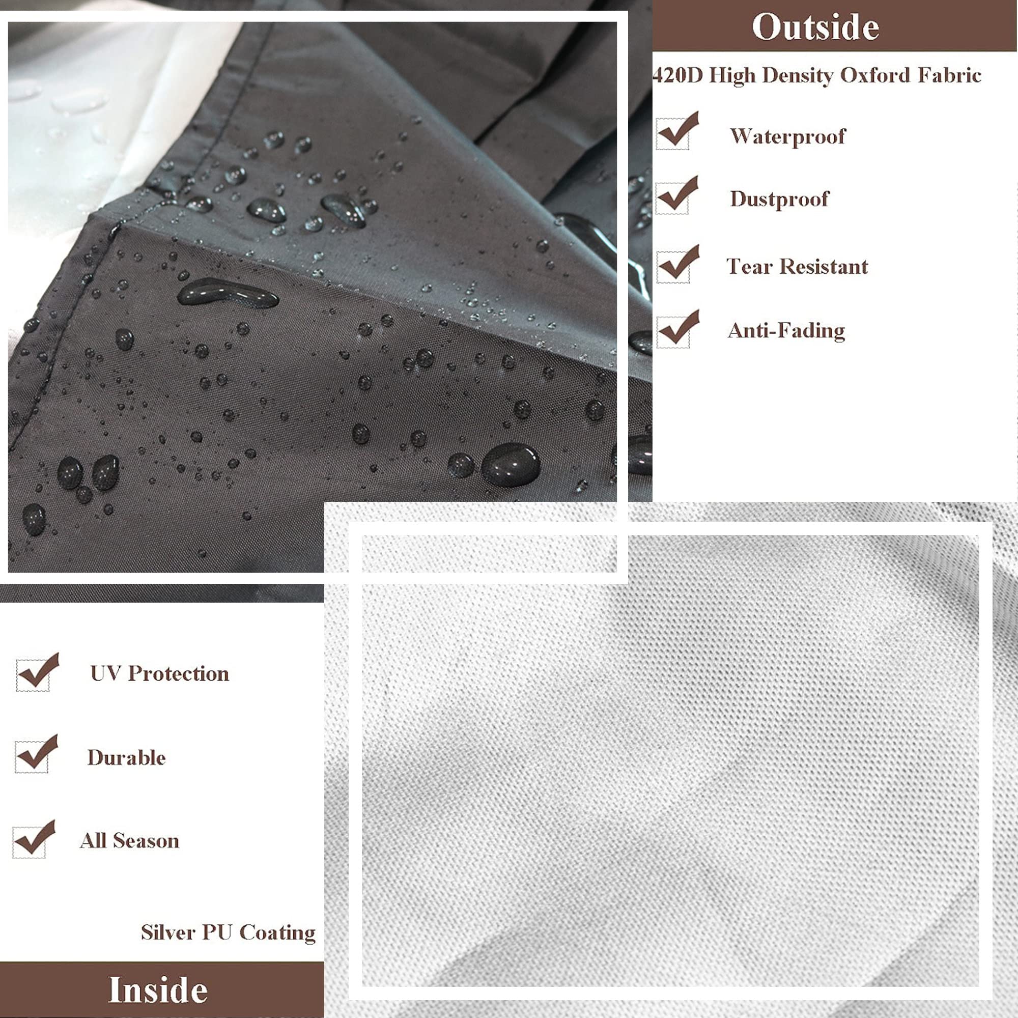TECARATE UV coated fabric provides sun protection while keeping maintenance easy.