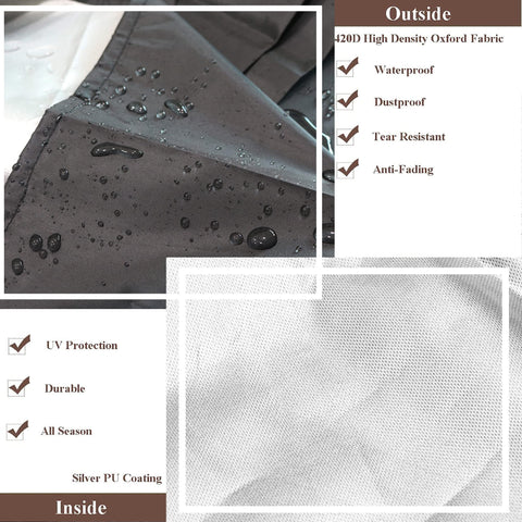 TECARATE UV coated fabric provides sun protection while keeping maintenance easy.