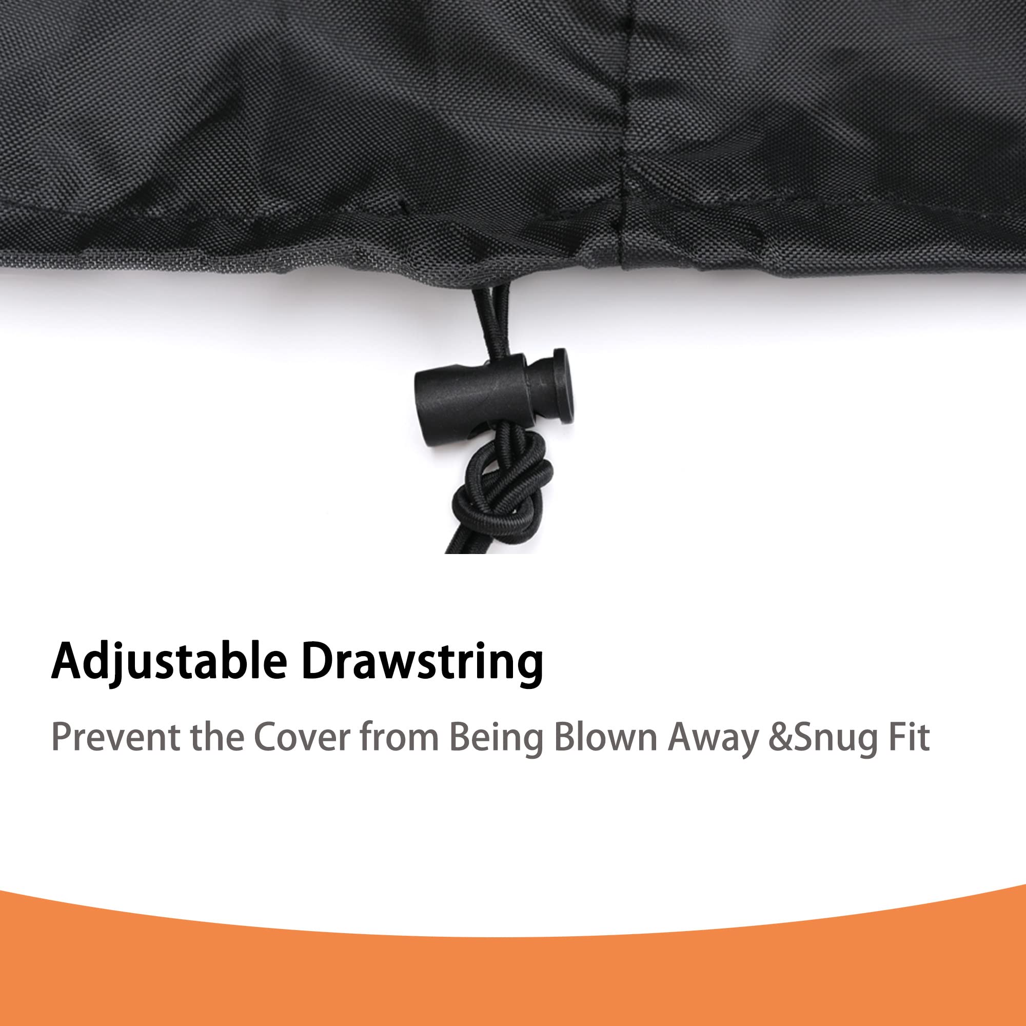 TECARATE windproof design reduces flapping during storms for safer storage.