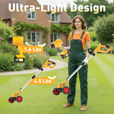 Tecboy lightweight construction reduces fatigue during extended yard work.