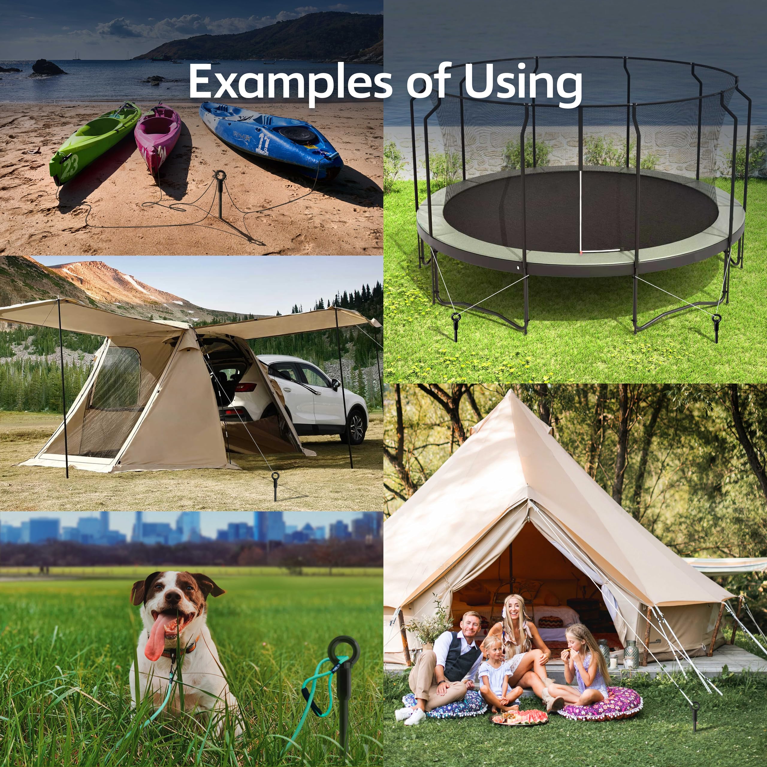 Tech2Each ground anchors resisting wear in outdoor environments.