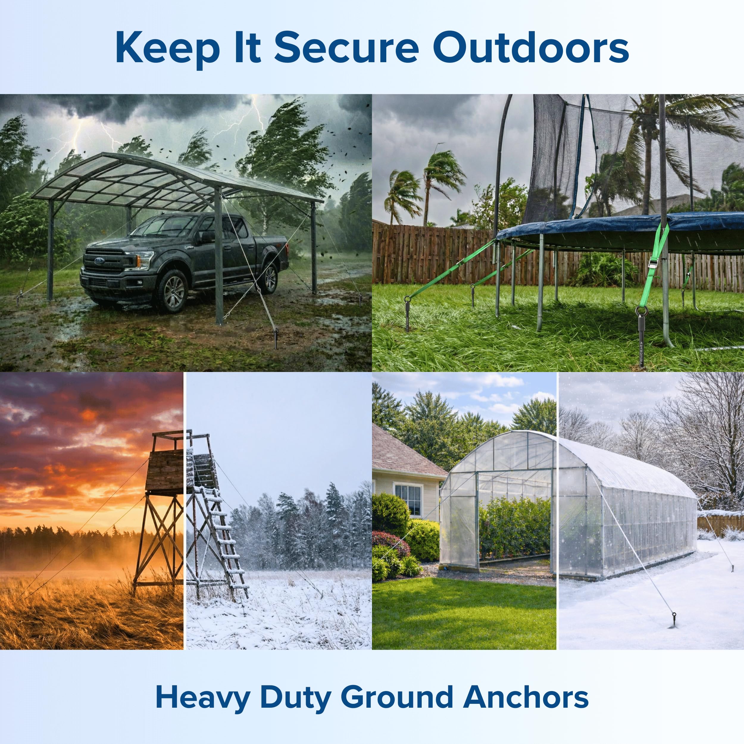 TECH2EACH anchor system suitable for sandy soil and challenging environments