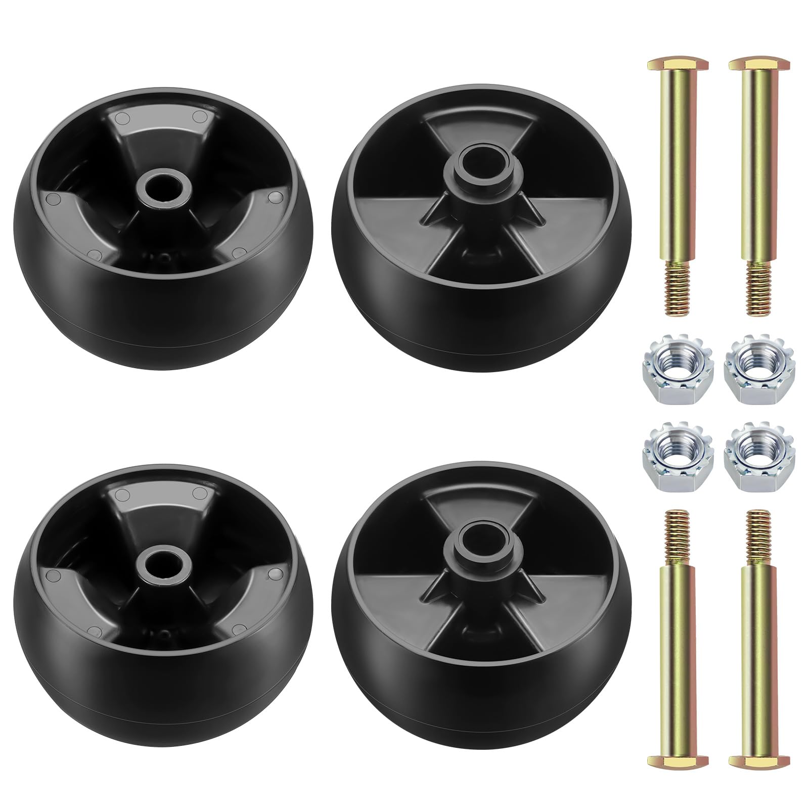 Techecook 734-04155 deck wheel attached to MTD mower for smooth operation