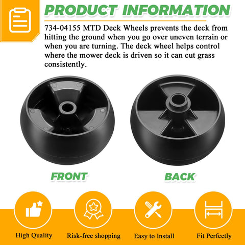 Techecook two-year warranty; confidence with reliable lawn mower parts.