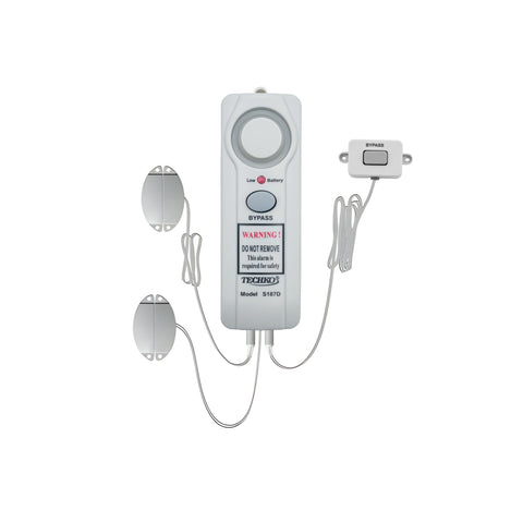 Techko S187D safe pool alarm front view with clear safety alerts