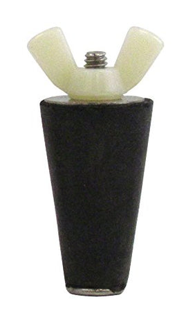 Technical universal rubber winter plug for half-to-one-inch pipes, seals in-ground lines during freezing