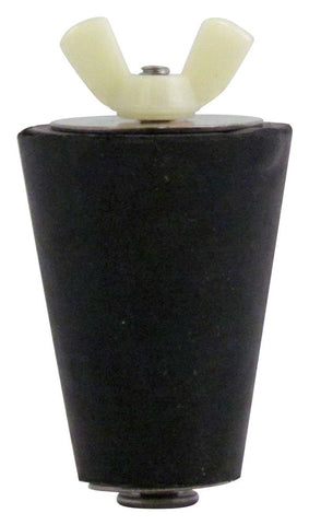 Technical universal rubber winter plug for 1-1/2 inch pool pipes seals lines during freezing