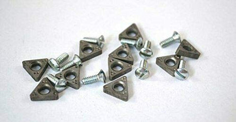 Technicians Choice negative rake bit 10-pack teeth-detail highlights robust cutting edges.