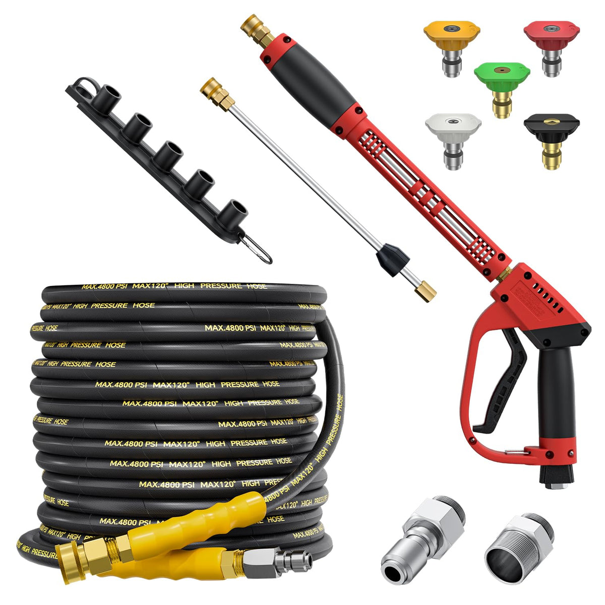 TechSweepPro 5000PSI gun ready for precise cleaning and extended use