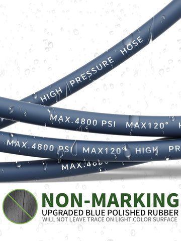 TechSweepPro kink-resistant design reduces hose tangling during use