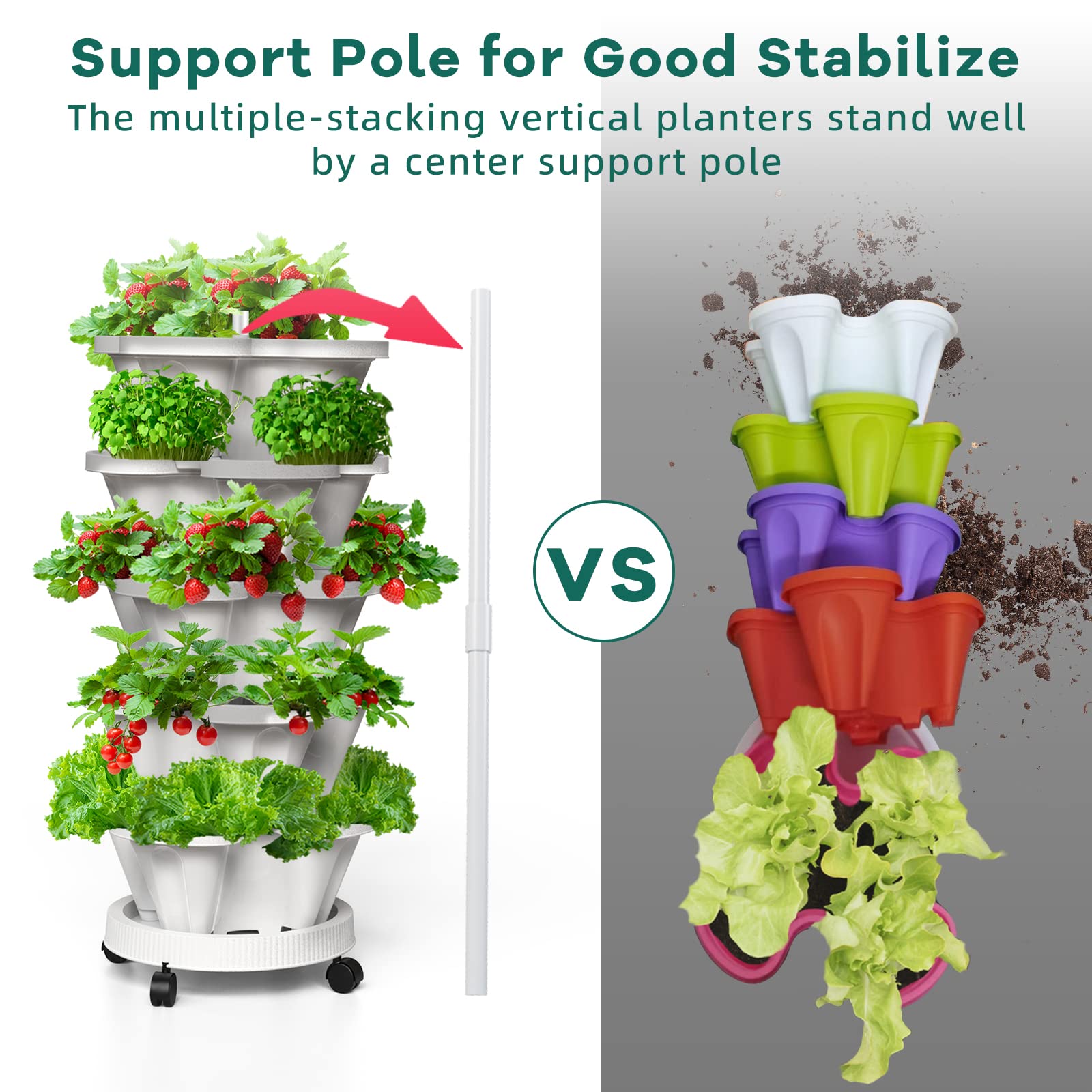 Tectsia seven-level filtration helps moisture retention and root health