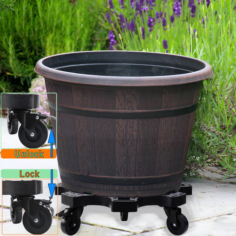 TECHYANG large pot mover supports up to 500 pounds with easy maneuverability