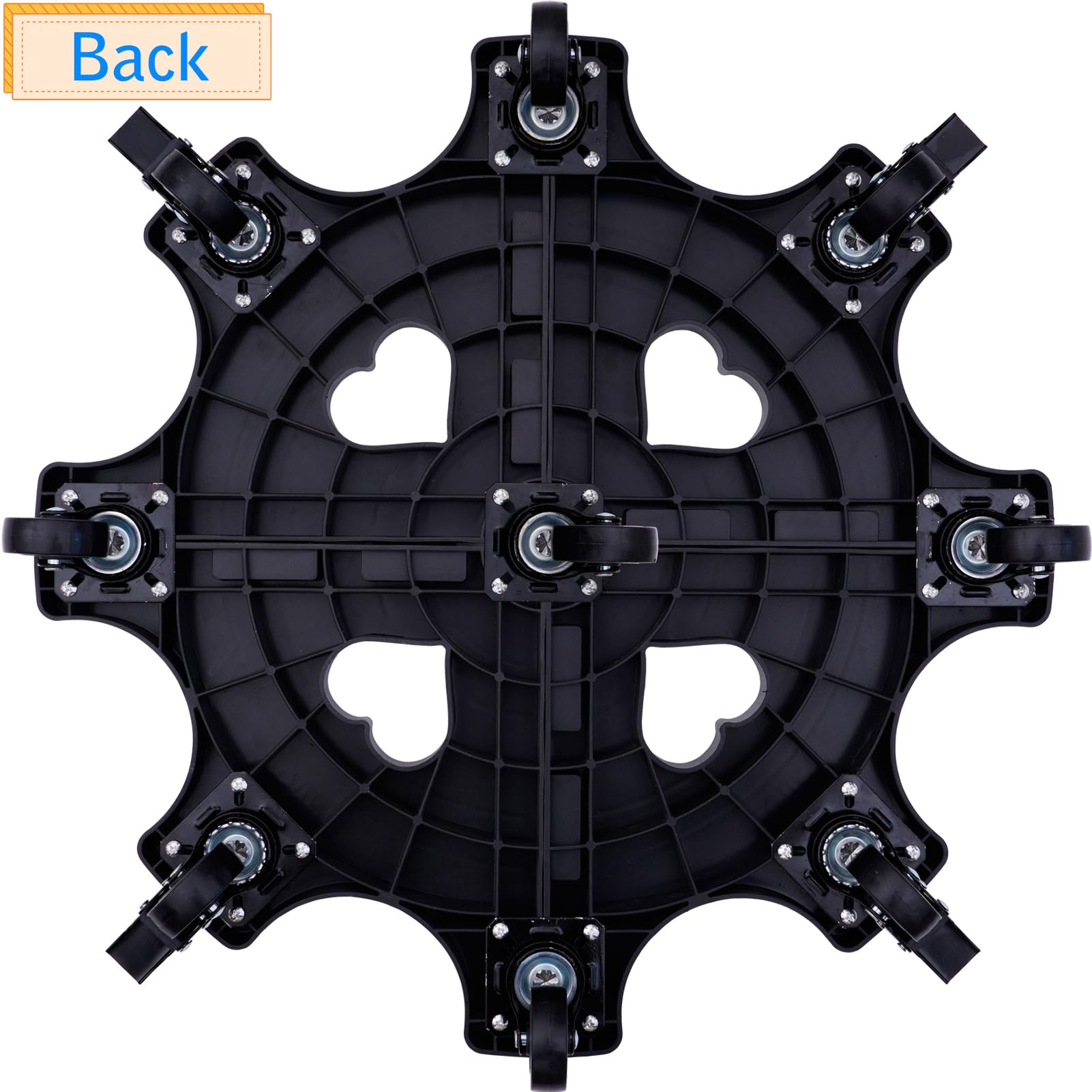 Techyang indoor-outdoor plant mover provides versatile repositioning indoors and outdoors.