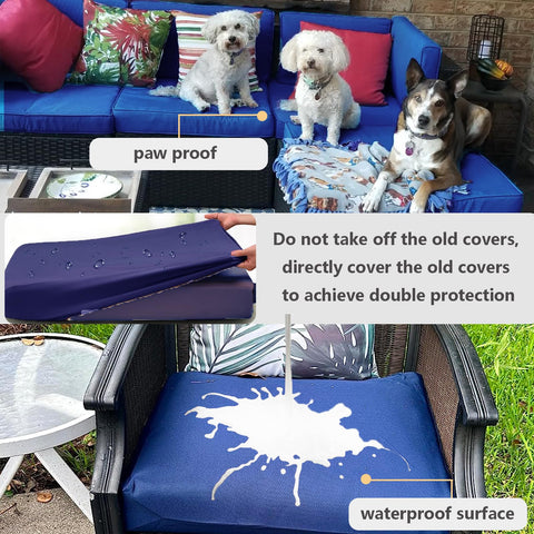 TECOSARA zippered backrest covers stay secure and waterproof.