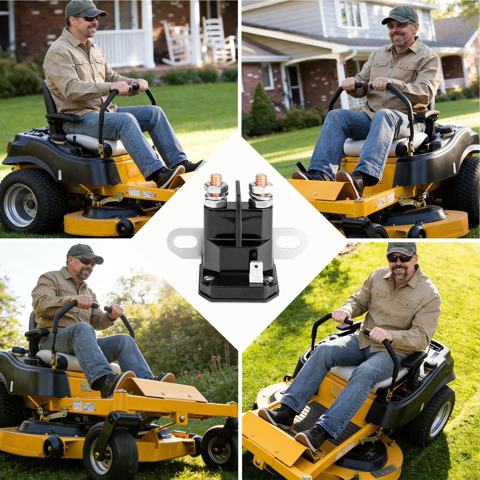 Tecreddy 030817 installed on a mower demonstrating easy upgrade