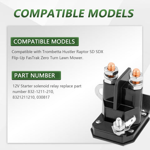 Tecreddy 030817 packaging includes one starter solenoid