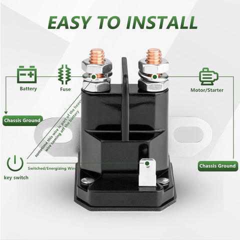 Tecreddy 12V starter solenoid copper wire coil for improved electrical flow.