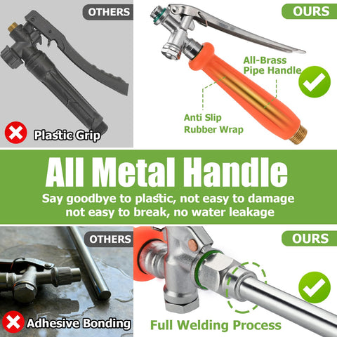 Tecreddy 16-inch stainless extension wand extends reach for beds and containers.