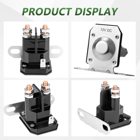 Tecreddy 3-pole starter solenoid relay offers durable performance.