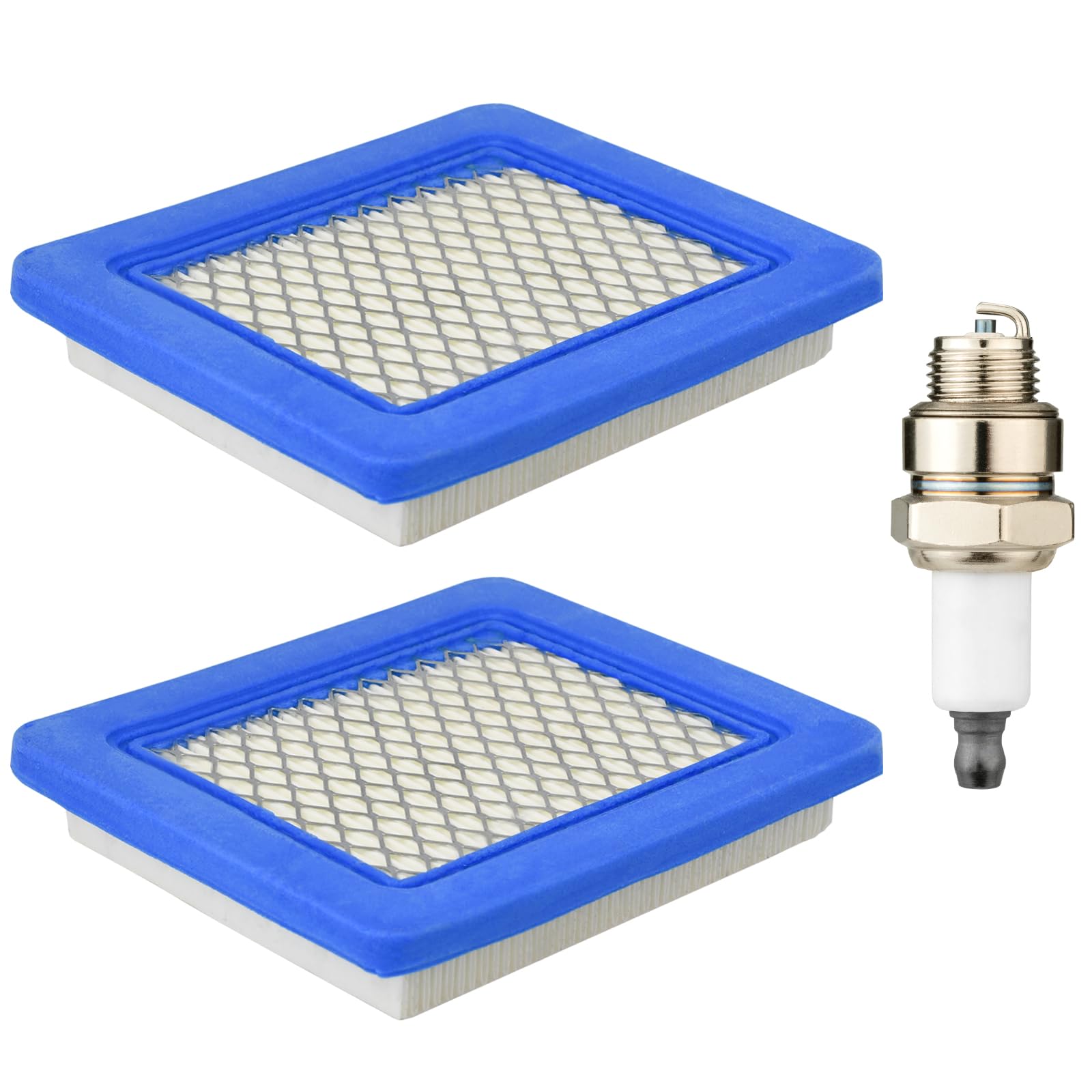 Tecreddy 491588S air filter front view for engine protection and airflow