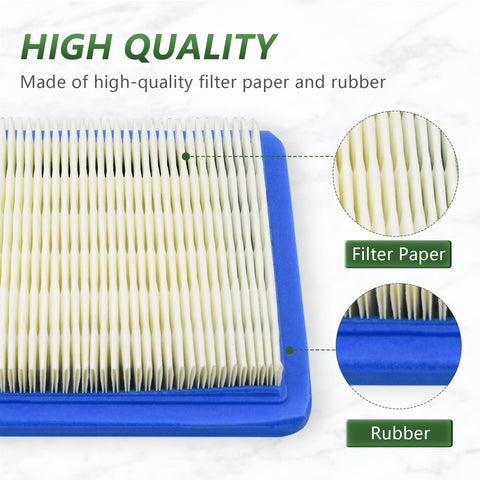 Tecreddy 491588S air filter side view showing fit and seal