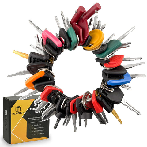 Tecreddy 55-key master set package organized for quick on-site access