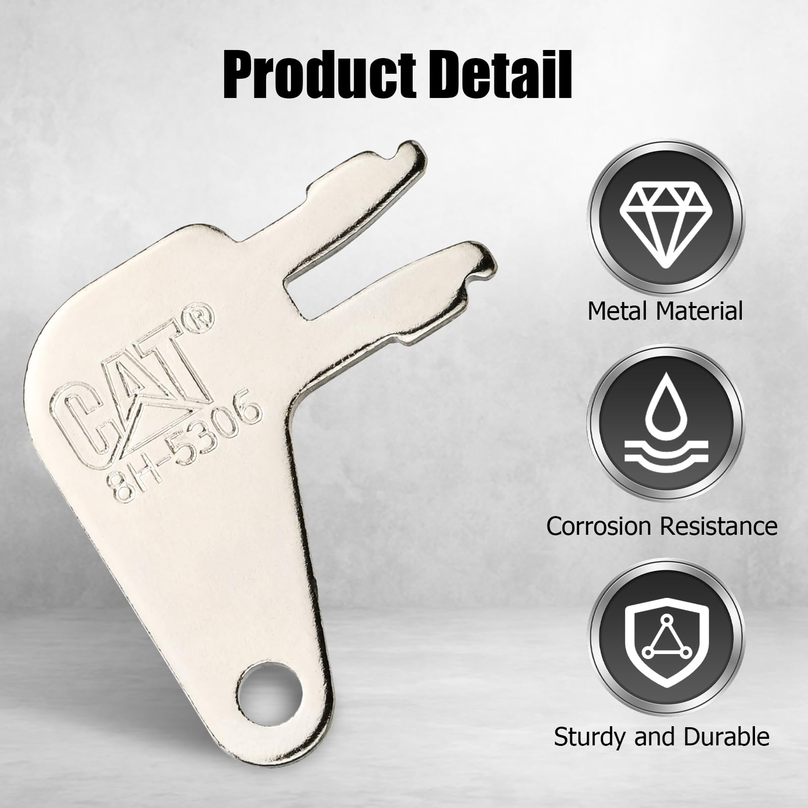 Tecreddy master key with durable metal finish for long-lasting use