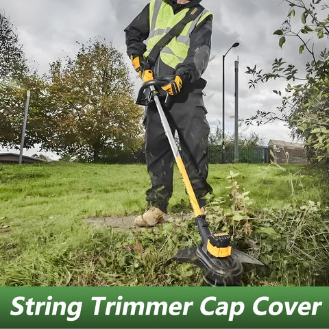 Tecreddy DWO1DT995 ready to install cap on trimmer head for quick maintenance