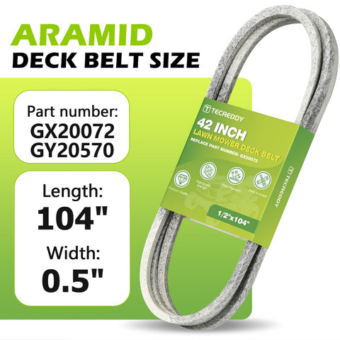 Tecreddy Gy20570 aramid belt close-up shows heat and abrasion resistance.