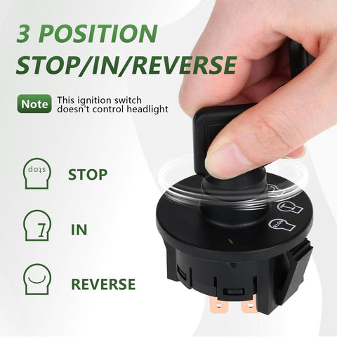 Tecreddy ignition switch back terminals with five terminals for flexible wiring