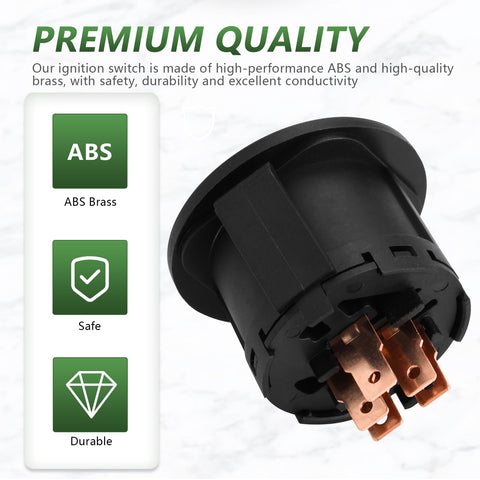 Tecreddy ignition switch for Craftsman and Husqvarna models, rugged build