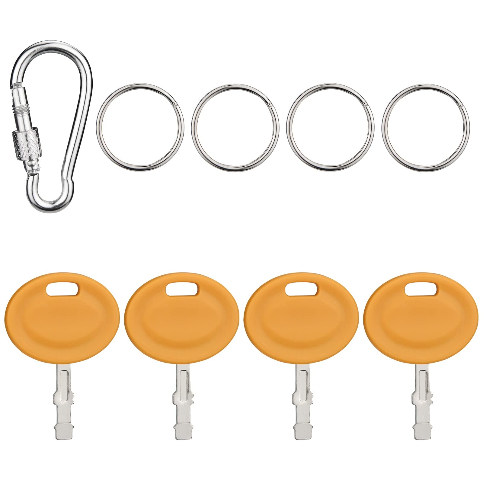 Tecreddy Cub Cadet key pack front view showing compatible replacement keys for riding mowers