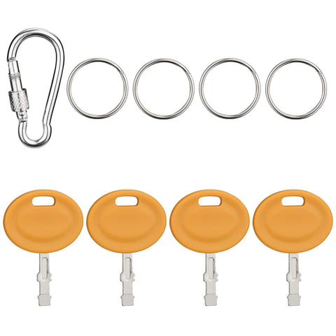Tecreddy Cub Cadet key pack front view showing compatible replacement keys for riding mowers
